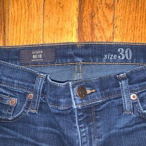 Size 30 J Crew Reid jeans.